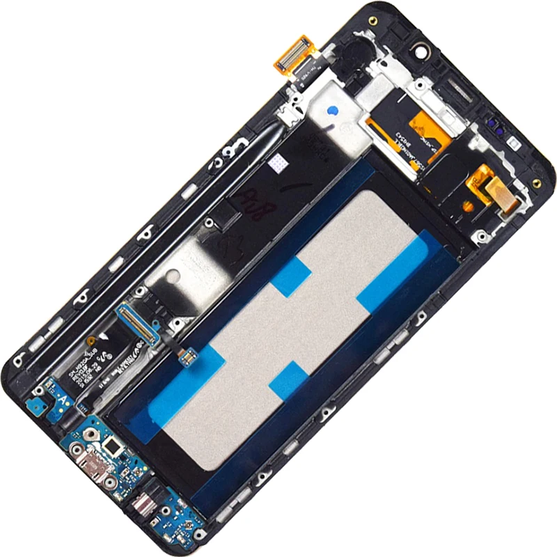 Original Amoled N920C LCD For Samsung Galaxy Note 5 LCD Frame Touch Screen Assembly SM-N920F LCD Display Screen With Burn Shadow