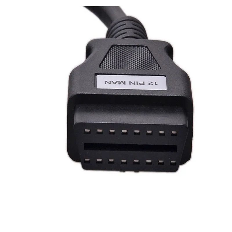 AZGIANT Высокое качество грузовик линии человек 12 Pin 16 OBD2 кабель диагностический