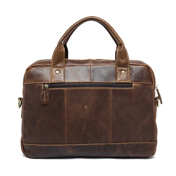 Men's Bag Genuine Leather Men's Briefcases Laptop Bag Leather Totes for Document Office Bags for Men Messenger Bags 3