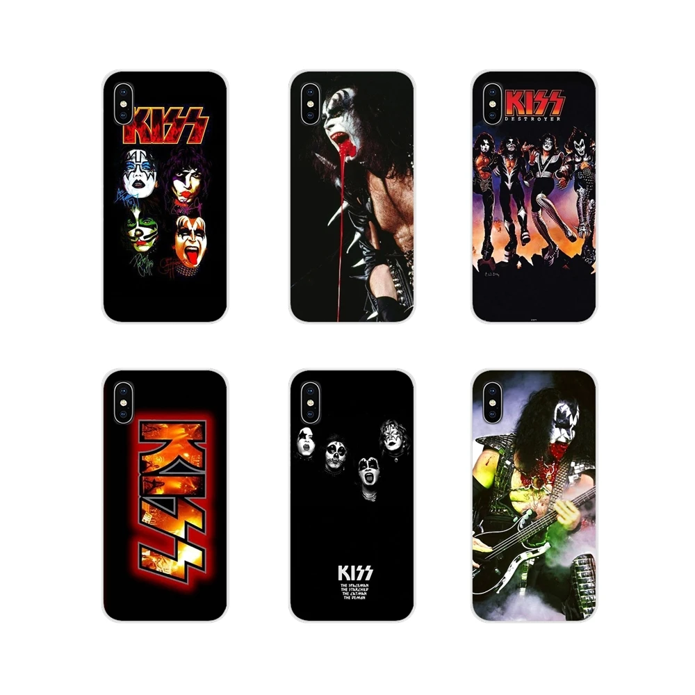 Горячие KISS rock band прозрачные мягкие чехлы для Huawei G7 G8 P7 P8 P9 P10 P20 P30 Lite Mini Pro P Smart Plus 2017