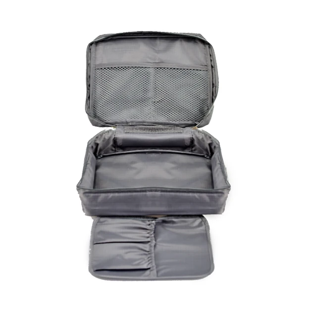 Free Shipping Grey Outdoor Travel First Aid Kit Bag Home Small Medical Box Emergency Survival kit Treatment Outdoor Camping