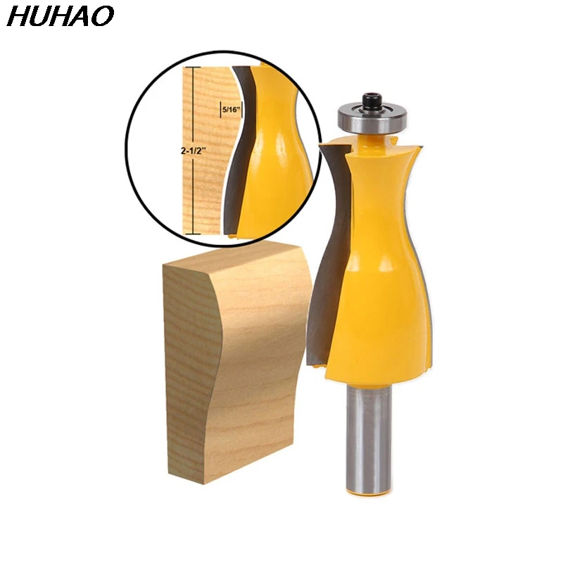 

1pcs Wavy Jewelry Box Side Wall Router Bit - 1/2" Shank