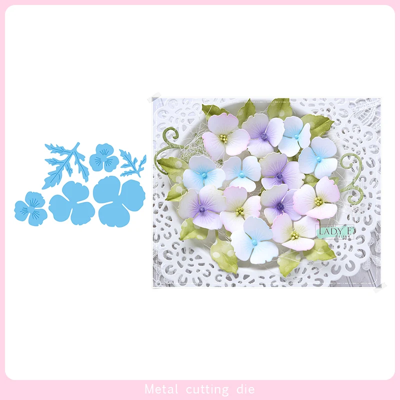 Flowers and Leafs Metal Cutting Dies for DIY Scrapbooking Photo Album Decorative Embossing Paper Card Crafts Die Cut