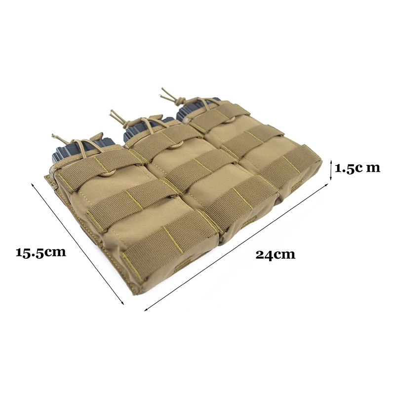 Delustered страйкбол первый копье тройной 5,56 Открытый Топ Mag мешочек Военная переноска магазинная Сумка военный боевой Охотничий Тактический TW-M044