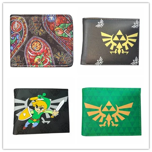 

Game The legend of zelda Leather Wallet Purse Logo Credit Card Wallet