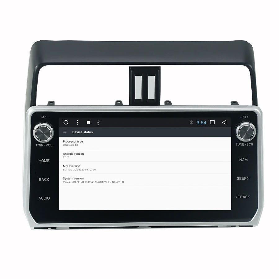 Sale Asvegen 10 " Android 7.1 HD Otca Core Car Vedio Player Navigation Stereo Multimedia Player Auto  Radio For Toyota Prado New 2018 4