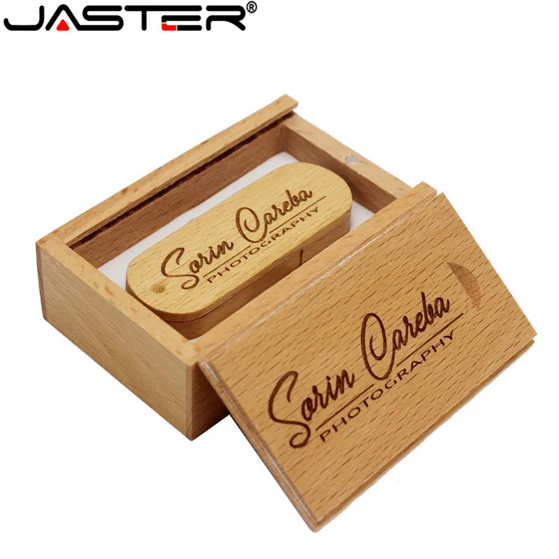 JASTER walnut/maple wood Custom с логотипом, USB 2,0 4GB 8GB 16GB 32GB флеш-накопитель USB stick(5 шт бесплатный логотип