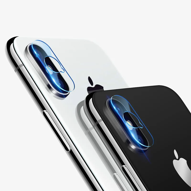 Новинка для iPhone X XS MAX 8 7 Plus закаленное стекло + металлический задний объектив