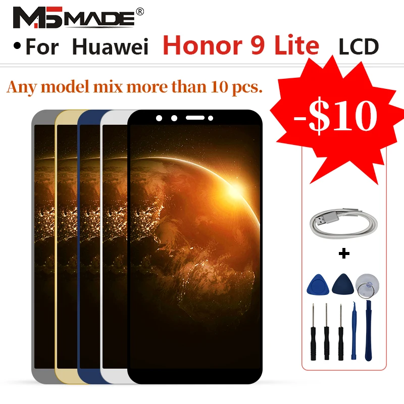 

For Huawei Honor 9 Lite LLD-L31LCD Screen Display Digitizer Replacement For Huawei 9 Youth Edition Assembly Parts With Frame