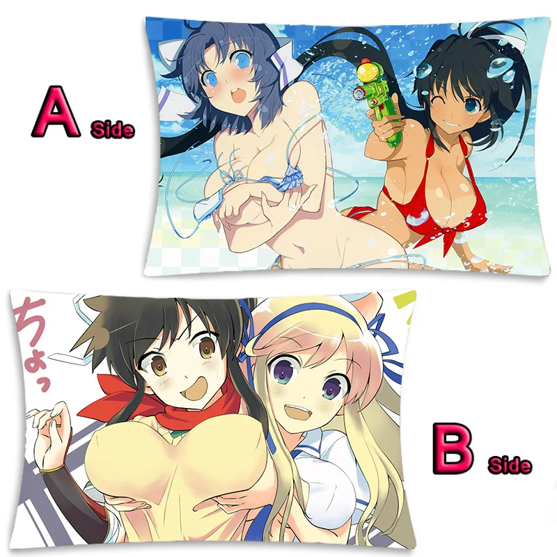 Аниме Senran Kagura Kayano Ai Shiraishi Ryouko Dakimakura обнимающая Подушка Чехол Otaku 2 стороны 35x55