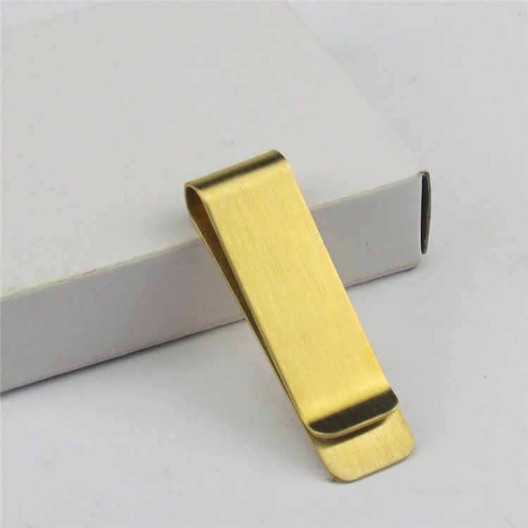 Simple Metal Money Clip 2 Color Man Clamp Holder For Money Wallet Silver//Gold