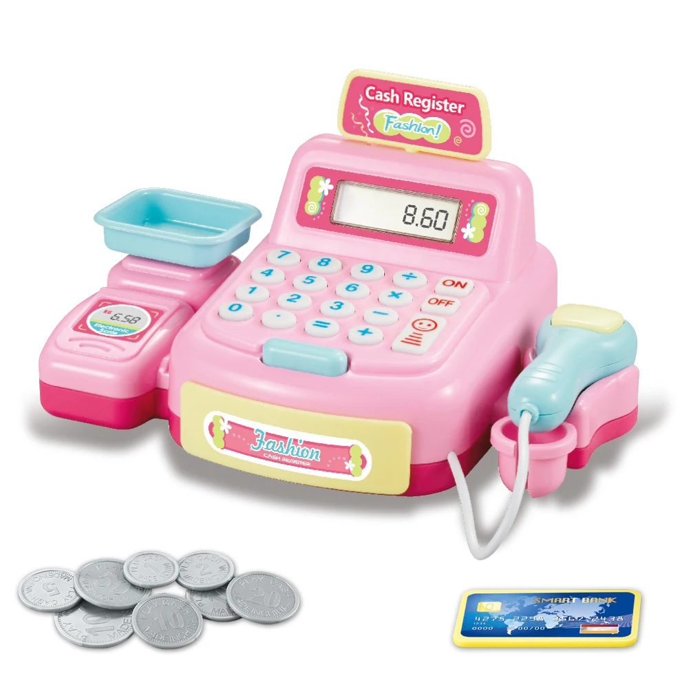 

DIY Interaction Roleplay Boys Girls Baby Cash Register Toy Simulation Gifts Light Sound Funny Kids Children Pretend Play
