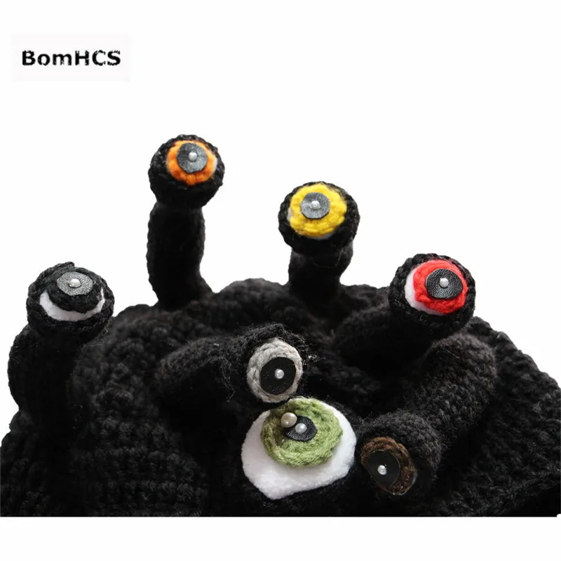 BomHCS Новинка осьминог паразитарный зверь шапочка ручной работы крючком шапка мужская зимняя теплая шапка вечерние подарок