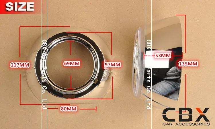 3.0 MAX B LENGTH BIXENON PROJECTOR LENS MASK 5