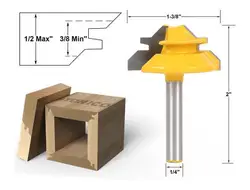 45 градусов инструмент 1/4*1-3/8 разливного пива инструмент фреза для деревообработки