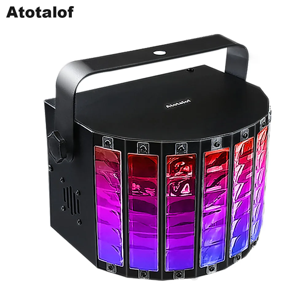 

Atotalof 18W LED Stage Light MP3 Bluetooth 9 Color Sound Activated With Remote Control LED Party Light for Bar Wedding Disco KTV