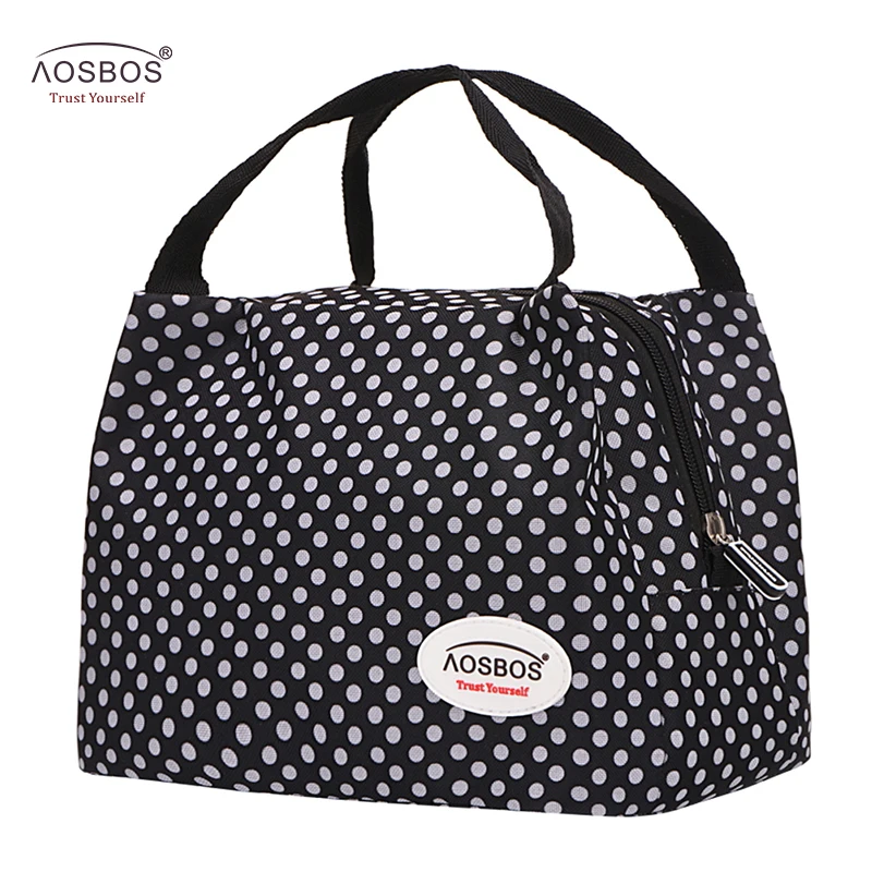 Aosbos Fashion Oxford Thermal font b Lunch b font font b Bags b font for Women