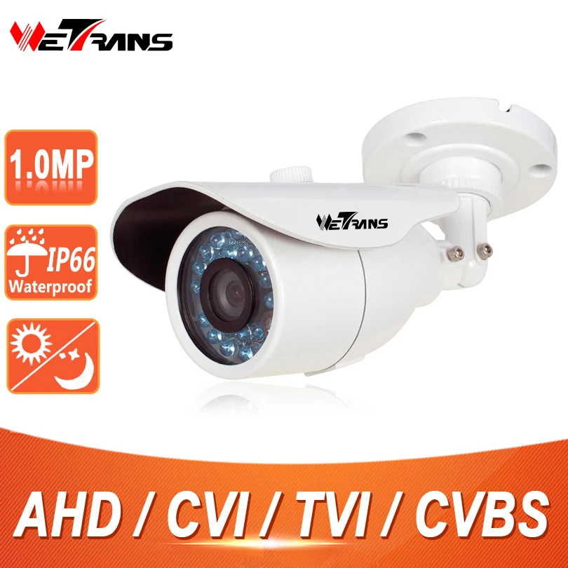 

Wetrans CCTV Analog Camera 720P HD Full Home Security Camera Waterproof 3.6mm Fixed Lens 20m IR Night Vision Surviellance IP Cam