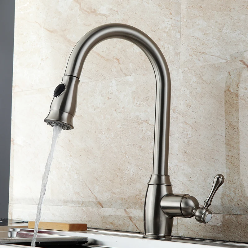 Tap Oil Rubbed Bronze Black/Chrome/Nickel Kitchen Faucets Grifo Pull Out Kitchen Robinet Cold And Hot Tap Tap Oil Rubbed Bronze Black/Chrome/Nickel Kitchen Faucets Grifo Pull Out Kitchen Robinet Cold And Hot Tap