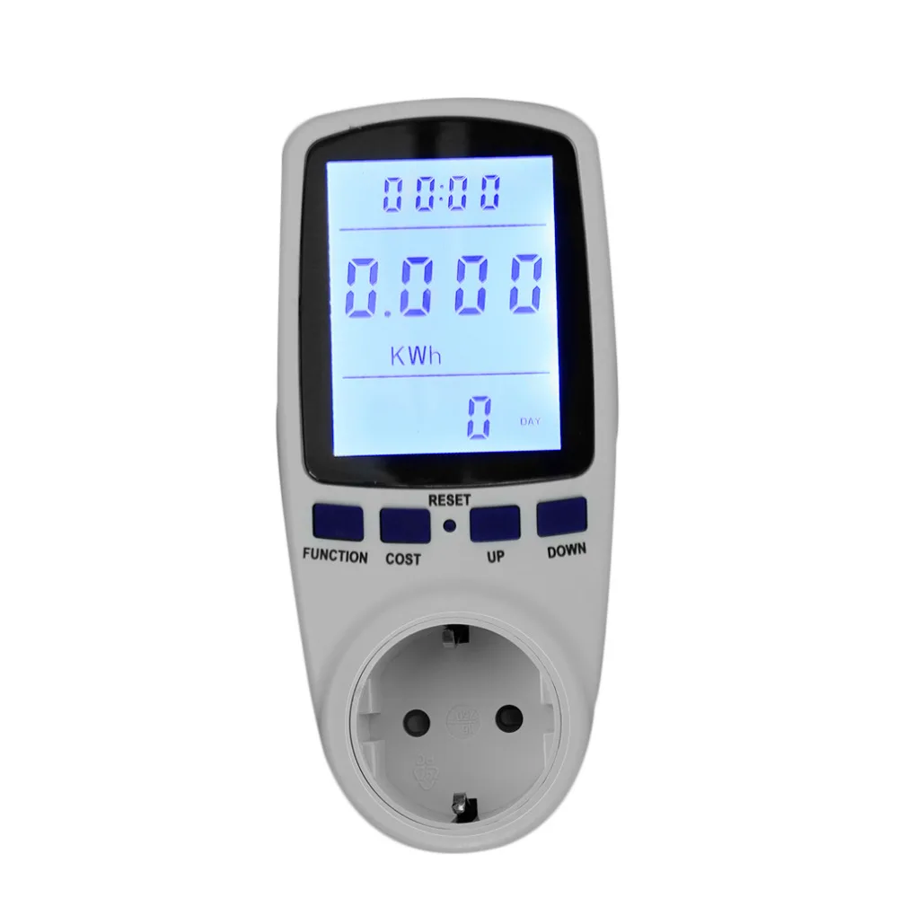 imágenes para Digital Medidor de Energía Socket Plug-in Medidor de Potencia Eléctrica TS-836B Pantalla LCD Monitor de Energía de LA UE Plug Envío de La Gota imágenes para Digital Medidor de Energía Socket Plug-in Medidor de Potencia Eléctrica TS-836B Pantalla LCD Monitor de Energía de LA UE Plug Envío de La Gota