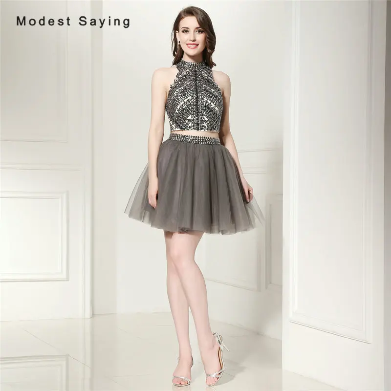 crop top homecoming dresses