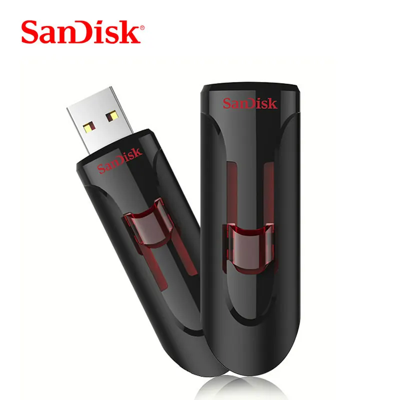 SanDisk USB 3,0 флэш-накопители 16 GB 32 ГБ памяти 64 GB 128 GB флешки 256 GB Flashdisk USB ключ U диск Cruzer Glide CZ600