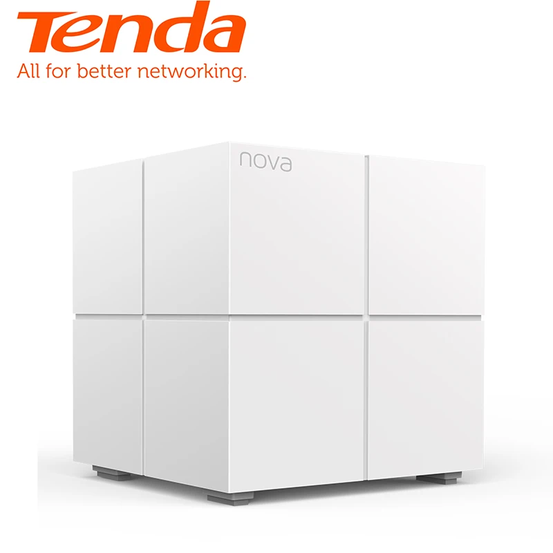 Tenda Nova MW6 весь дом ячеистой Wi-Fi гигабитный Системы с AC1200 2,4 г/5,0 ГГц Wi-Fi, Беспроводной маршрутизатор и Wi-Fi репитер, приложение дистанционное управление