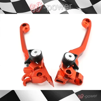 

KTM 350 XC-F/XCF-W/SX-F 2007-2013 400EXC/EXC-R/XC-W 2008-2013 Motocross CNC Biller Aluminium Pivot Bremse Kupplungshebel Orange