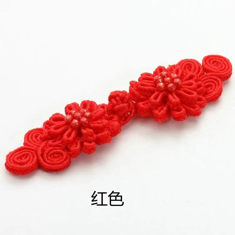 Самодельные Украшения швейная кнопка 8*2 см двойной хризантемы дизайн cheongsam китайский костюм одежда пуговицы 100 шт/партия - Цвет: Антикварная бронза