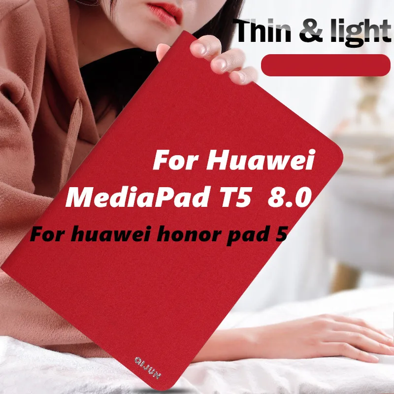 Из искусственной кожи чехол для huawei MediaPad T5 8,0 JDN2-W09/AL00 8 планшет чехол для huawei почтовый ящик 5 8,0 Fundas