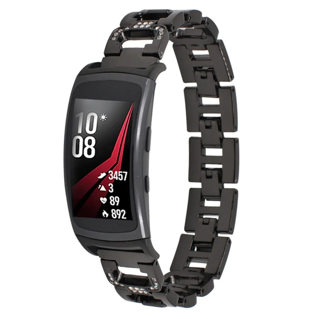 Модные роскошные женские и мужские Ремешки для наручных часов Samsung Gear Fit 2/Fit 2Pro