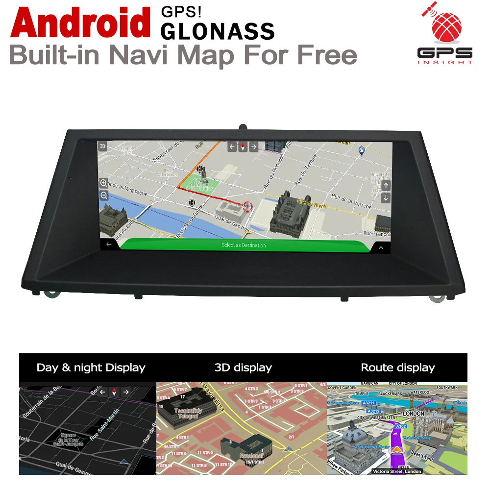 Discount 2G+16G Android 7.0 up Car radio GPS multimedia player For BMW X5 X6 E70 E71 2011~2014 CIC Navigation HD screen WiFi BT Bluetooth 2