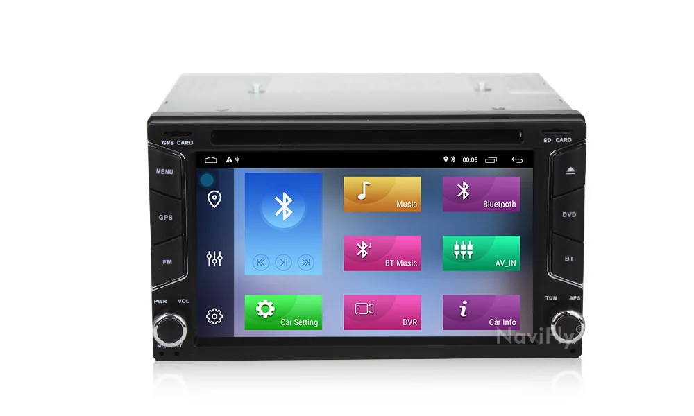 Cheap Navifly 2din Android 9.1 Universal Car GPS Navigation For universal Nissan TOYOTA Honda KIA Hyundai Mazda radio player RDS 2+32G 14