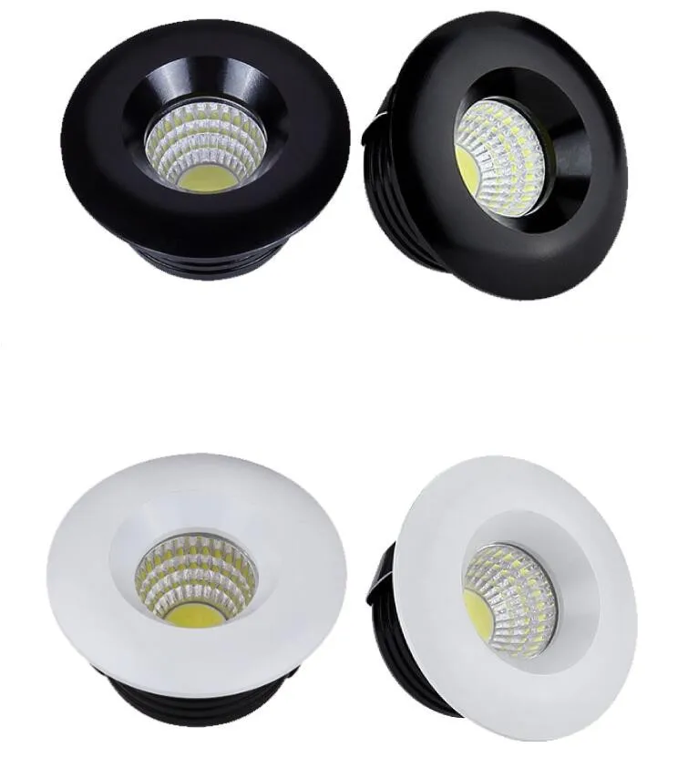 

1pcs Super Bright round square Dimmable Led downlight light COB Ceiling Spot Light 3W ceiling recessed Lights Indoor Lighting
