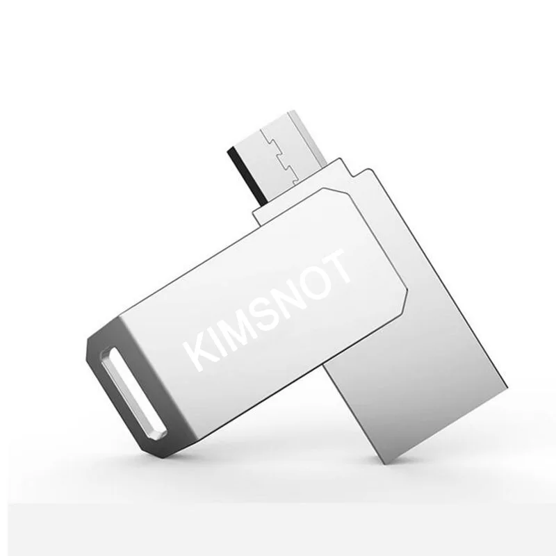 Kimsnot OTG USB флеш-накопитель 64 ГБ 32 ГБ 16 ГБ 8 ГБ Micro USB Металлический Мини-накопитель высокоскоростной флеш-накопитель карта памяти