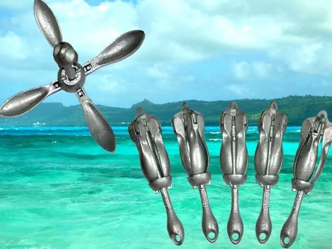 1.5 kg anchor inflatable boat dinghy network folder kayak fishing