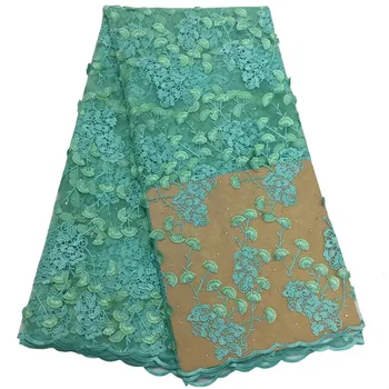 

Nigerian African Lace Fabrics High Quality For Men Cotton Dry Lace Fabric With Stones Swiss Voile Lace In Switzerland