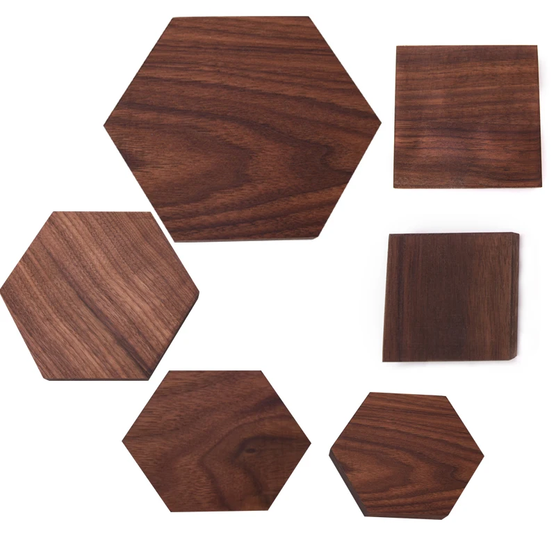  Solid Wood Jewelry Display Blocks Jewelry Display Stand EarringsPendant Bracelets Ring Display Rise