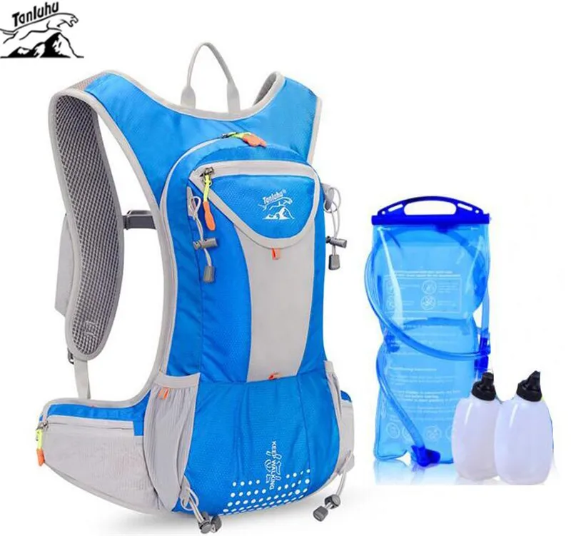 

TANLUHU 15L Outdoor Running Bike Bicycle Backpack Hydration Pack Climbing Hiking Cycling Hydration Belt Running Backpack