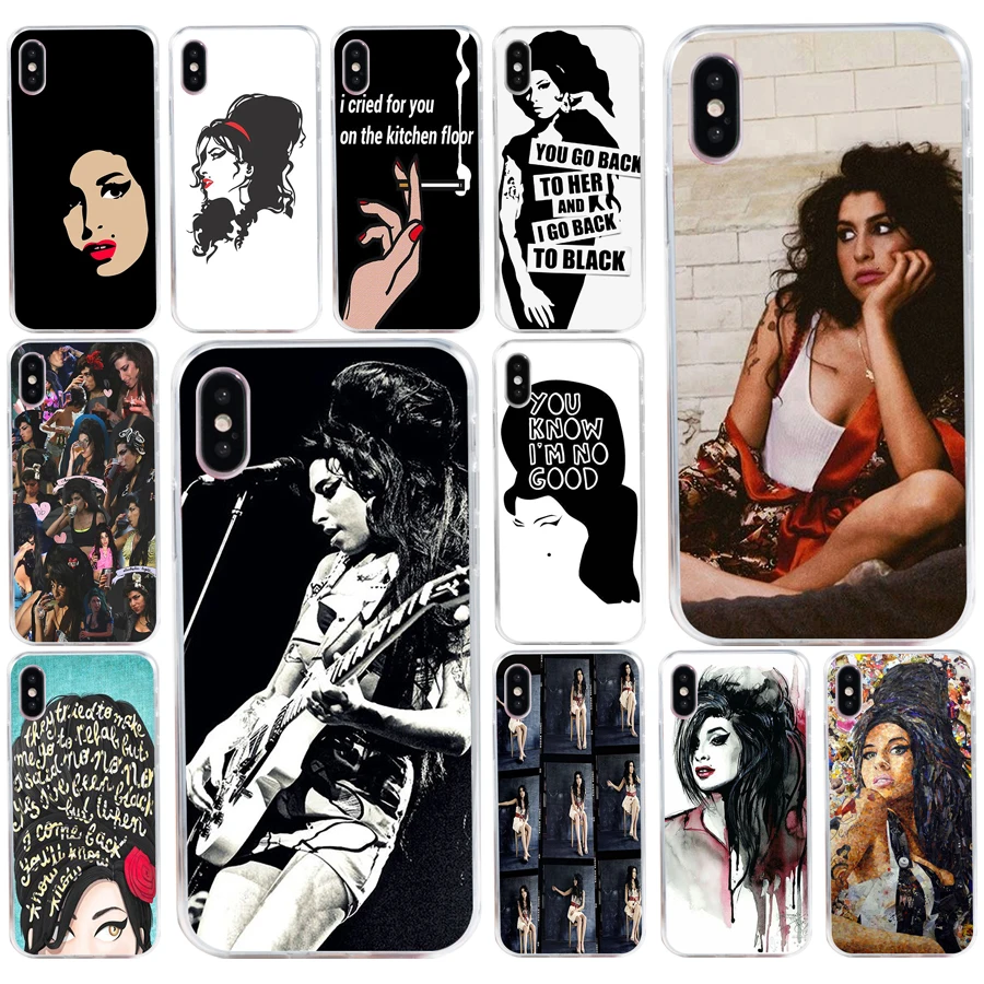 

219AQ amy winehouse 2 Soft Silicone Tpu Cover phone Case for iphone 5 5s se X XR XS Max case