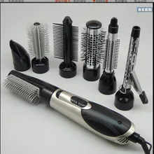 Многофункциональный электрический фен для волос 7 в 1 комплект парикмахерские аппарат высокая мощность Электрический горячая расческа 85 V-250 V