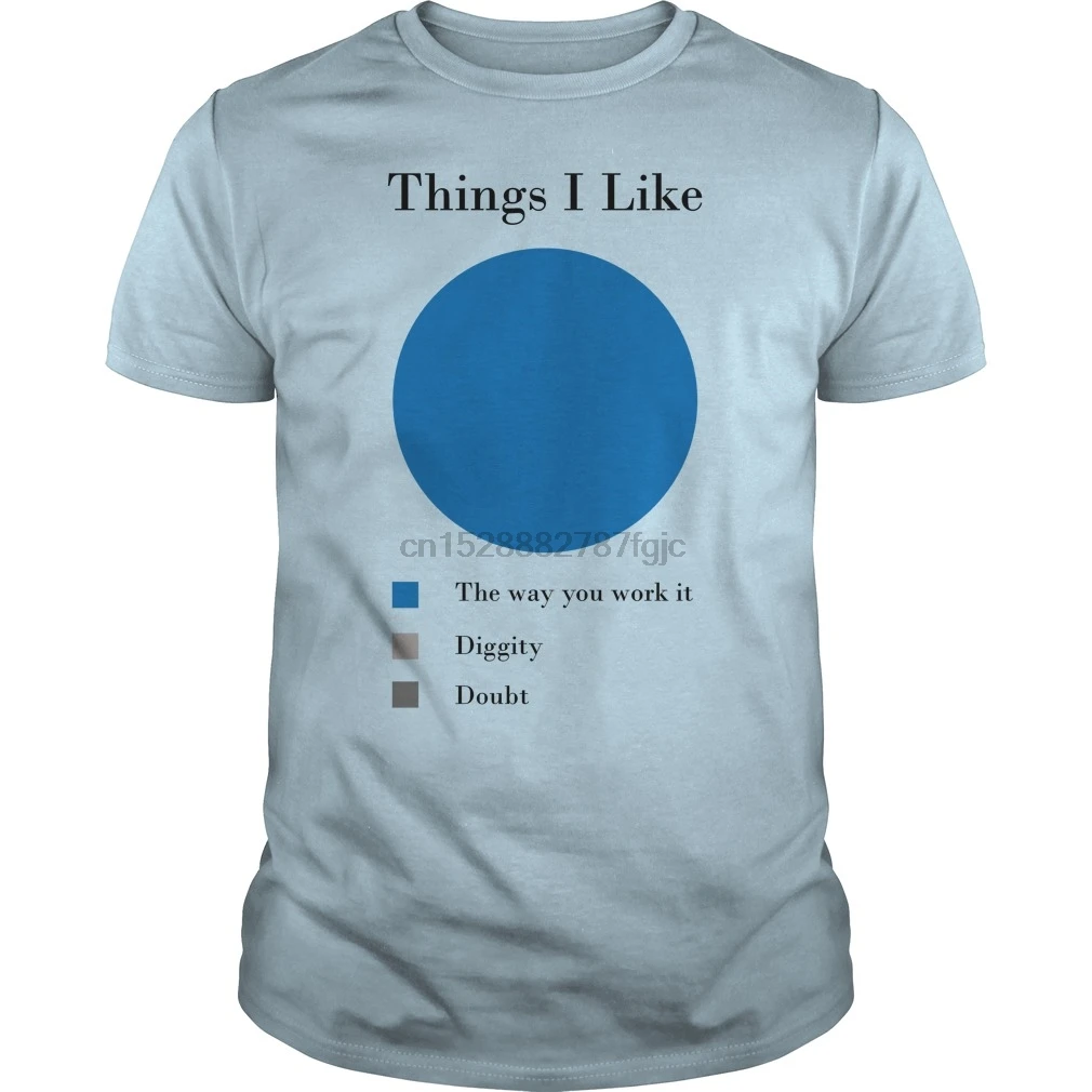 Men tshirt Short sleeve Thing I like the way you work it diggity doubt white shirt cool Women t-shirt | Мужская одежда