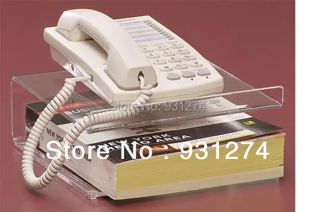 Free Shipping Acrylic Home Use Telephone Holder Rack Clear Lucite Acrylic Home Use Telephone Holder Rack