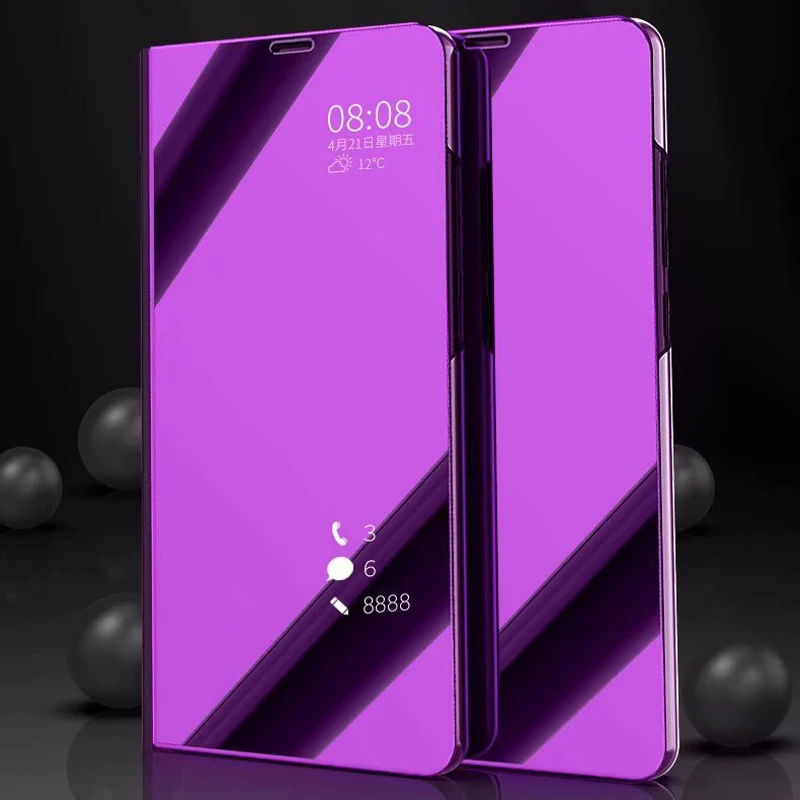 

Clear View Mirror Flip Case For Xiaomi Redmi Note 5 Pro Luxury PU Leather Cover For Xiaomi Redmi Note5 Pro Phone Case Note5pro