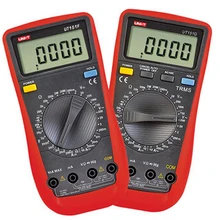 Ручной ЖК-дисплей Цифровой мультиметр переменного тока постоянного тока Вольт Ампер Ом Гц постоянной ёмкости, универсальный конденсатор метр тестер UNI-T UT151G