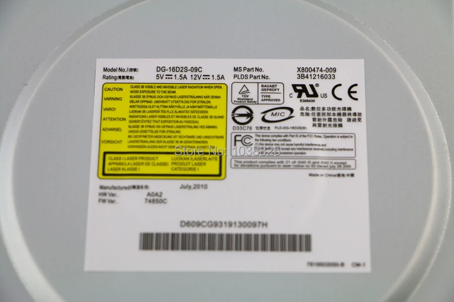 Оригинальный Новый DVD привод DG 16D2S Lite on для xbox360 накопитель liteon 74850c сделано в