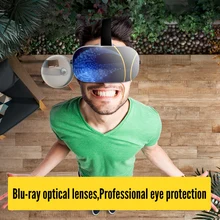 Visionsky 3D Virtual Reality Glasses 3D Video VR Glasses Headset for iPhone Android Smartphone 3.5-6 inch YZP01-W