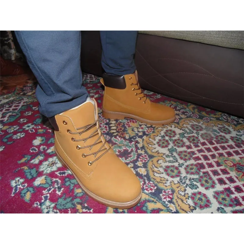 ROXDIA/мужские ботинки из искусственной замши; сезон весна-осень-зима; Мужская обувь; ботильоны; Мужская зимняя обувь для работы; большие размеры 39-46; RXM560