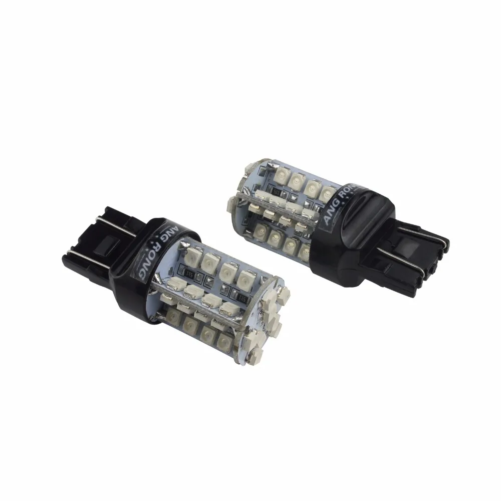 ANGRONG 2 Высокая мощность 580 582 7443 W21/5W Янтарный светодиодный 40 SMD боковой светильник