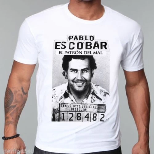 ファッション夏の服ギャング パブロ Escobar Tシャツ雑草 マフィア Scarefaceルチアーノ Capon男性tシャツレジャーコットンtシャツ T Shirt Weed Men T Shirtpablo Escobar Aliexpress